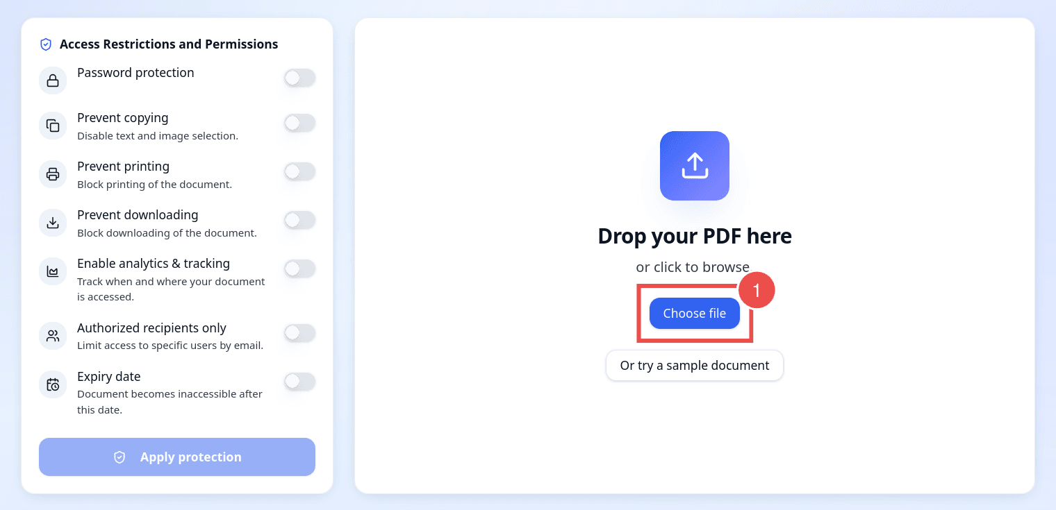 Upload PDF